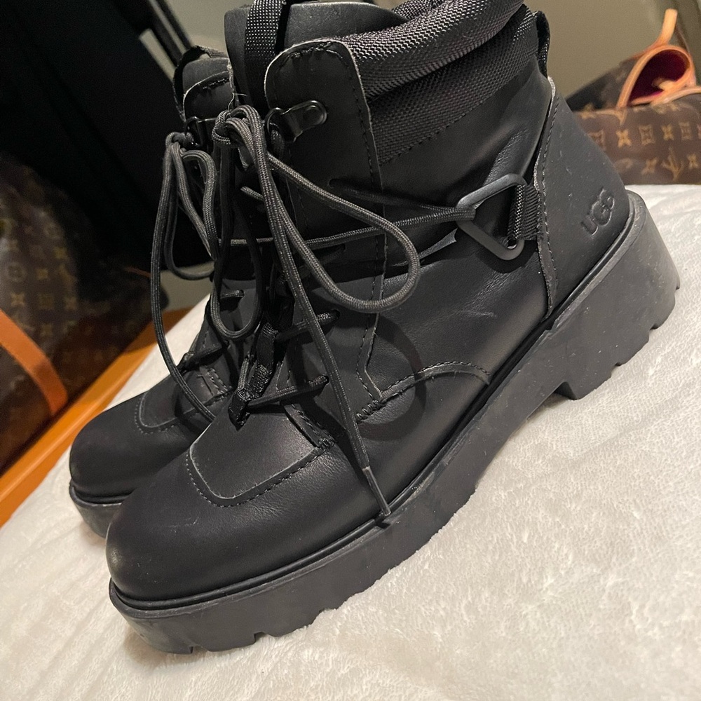 UGG Black Combat Boots